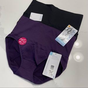 New underwear- black & purple